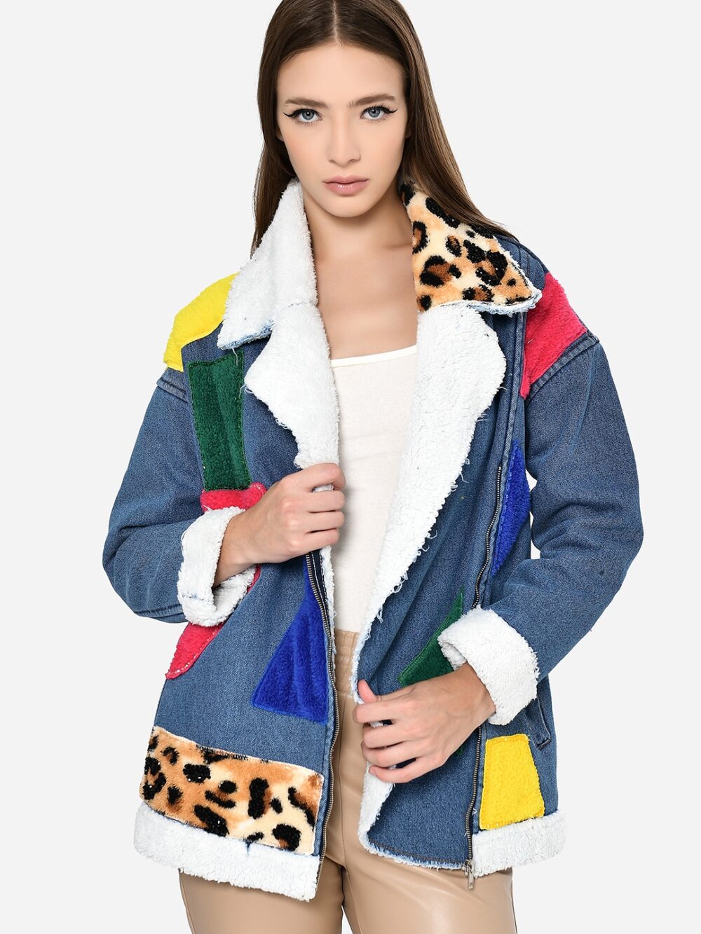 Kurtka Jeansowa La’Parte – Kolorowa i Stylowa