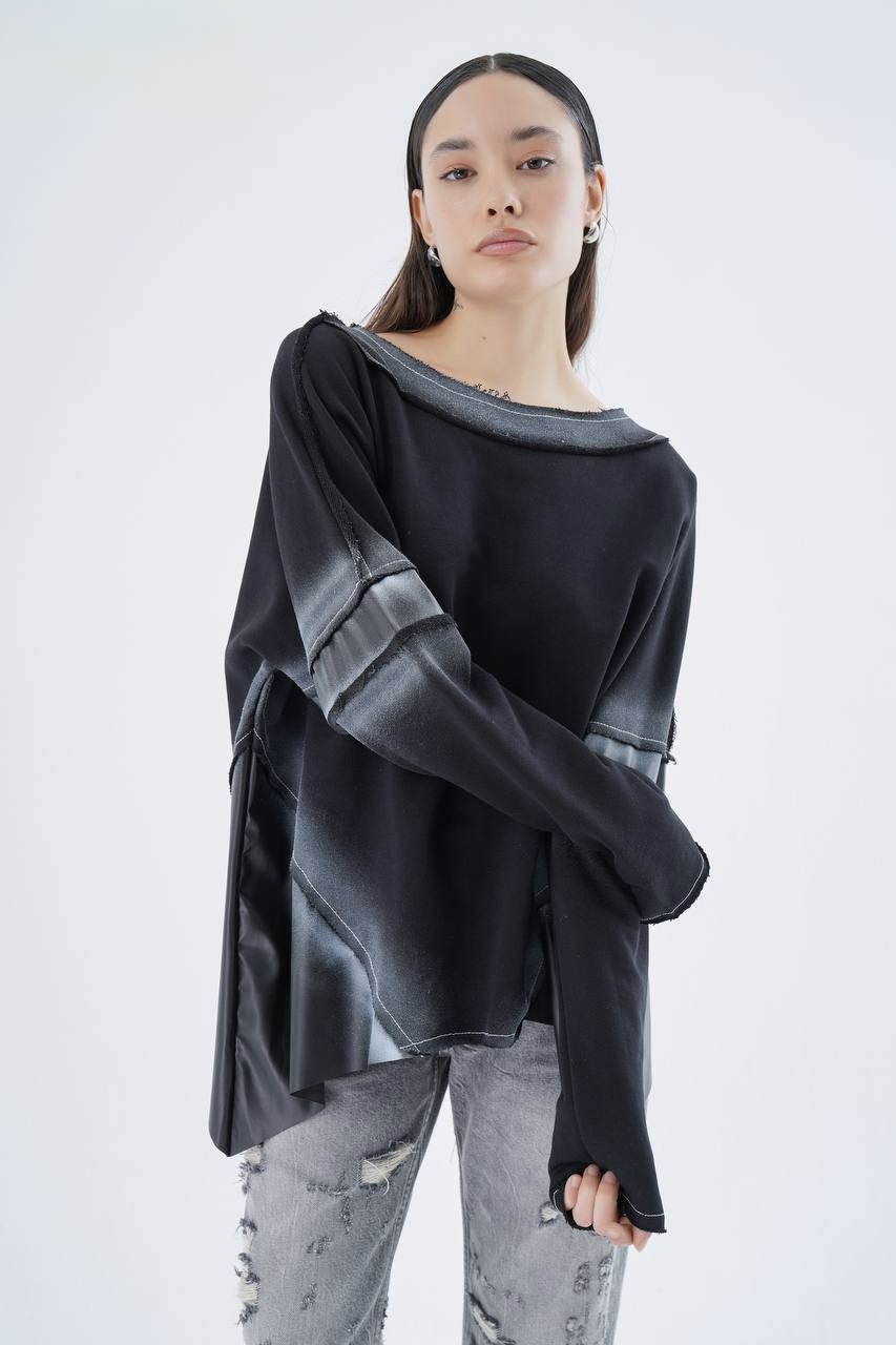 Bluza z Przetarciami La’Parte