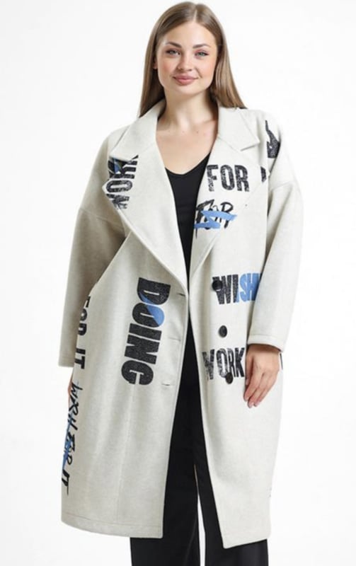 Stylowy Płaszcz/Kardigan