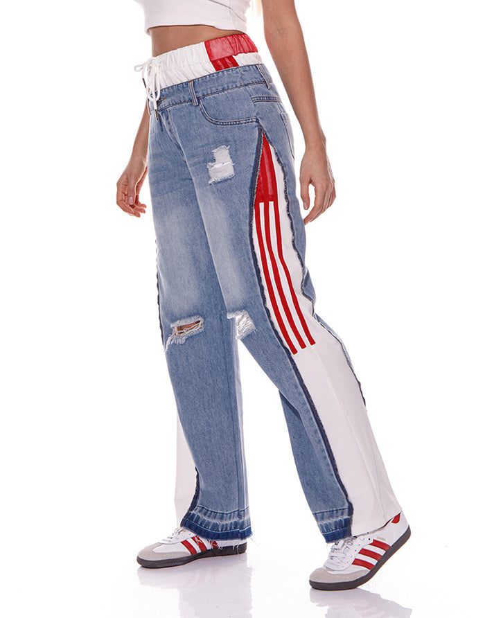 Jeansy La’Parte w stylu casual